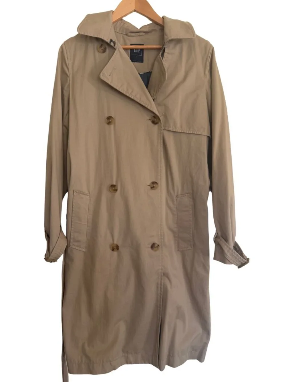 Gap Women’s Belted Trench Coat — Size L